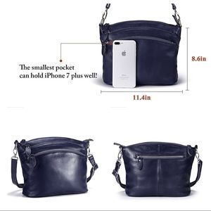 LECXCI Lux Leather Zip Makeup Smartphone Wallets